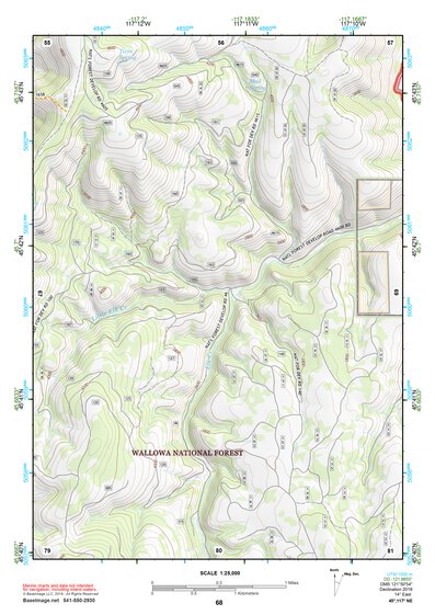 45117NE Page 68 Wallowa Topo Preview 1