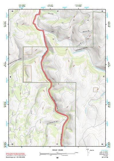 45117NE Page 69 Wallowa Topo Preview 1