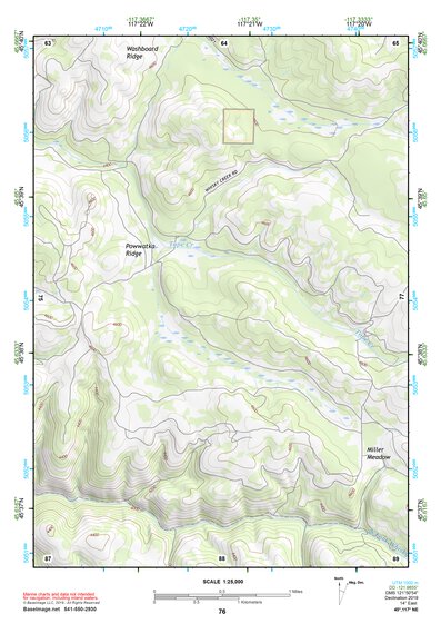 45117NE Page 76 Wallowa Topo Preview 1