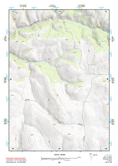 45117NE Page 87 Wallowa Topo Preview 1