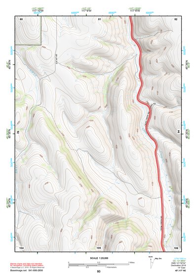 45117NE Page 93 Wallowa Topo Preview 1
