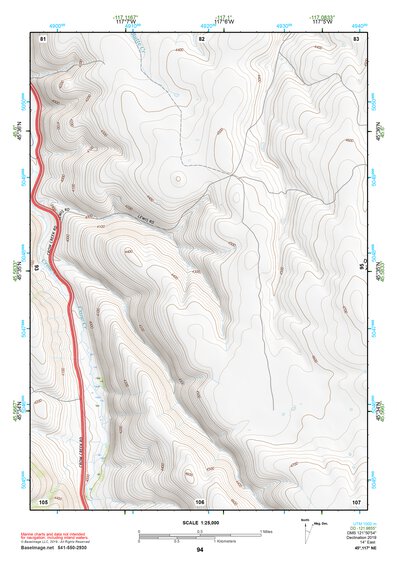 45117NE Page 94 Wallowa Topo Preview 1