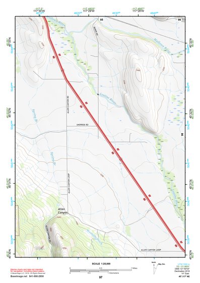 45117NE Page 97 Wallowa Topo Preview 1
