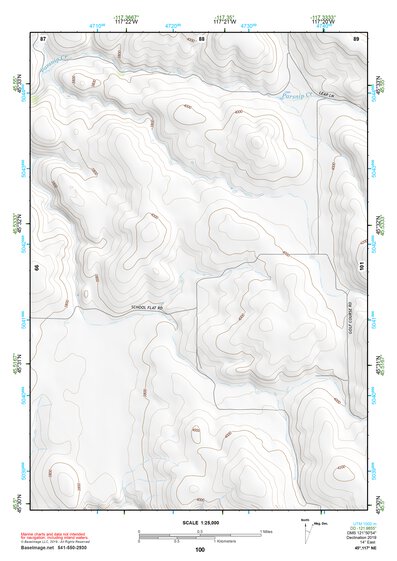 45117NE Page 100 Wallowa Topo Preview 1