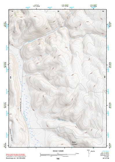 45117NE Page 104 Wallowa Topo Preview 1