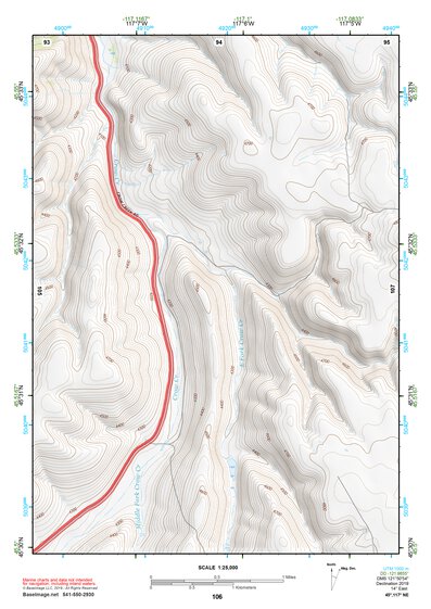 45117NE Page 106 Wallowa Topo Preview 1