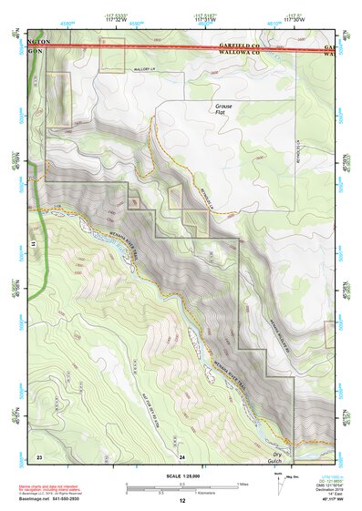 45117NW Page 12 Wallowa Topo Preview 1