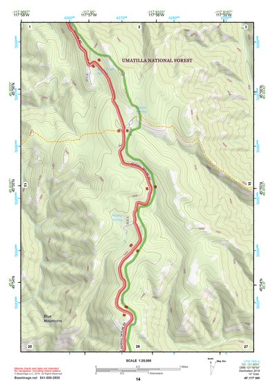45117NW Page 14 Wallowa Topo Preview 1