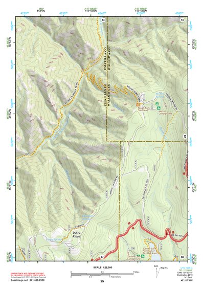 45117NW Page 25 Wallowa Topo Preview 1