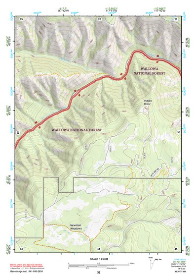 45117NW Page 32 Wallowa Topo Preview 1