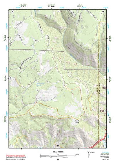 45117NW Page 53 Wallowa Topo Preview 1