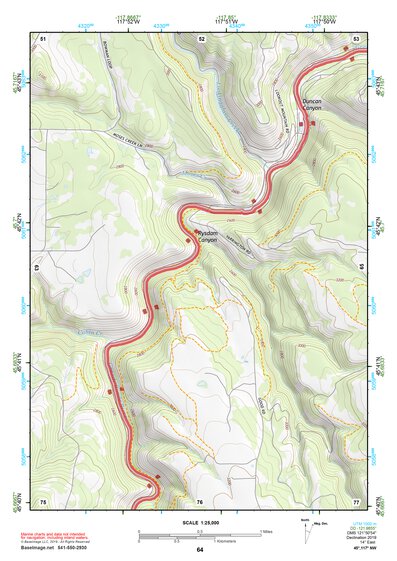 45117NW Page 64 Wallowa Topo Preview 1