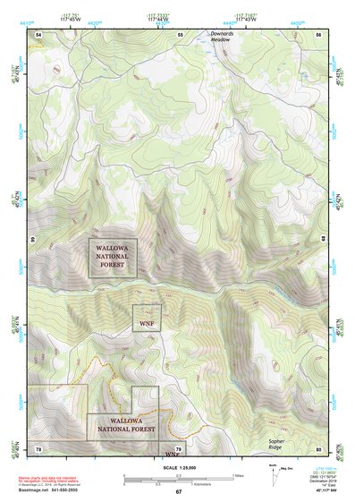 45117NW Page 67 Wallowa Topo Preview 1