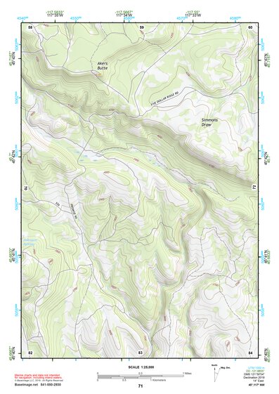 45117NW Page 71 Wallowa Topo Preview 1