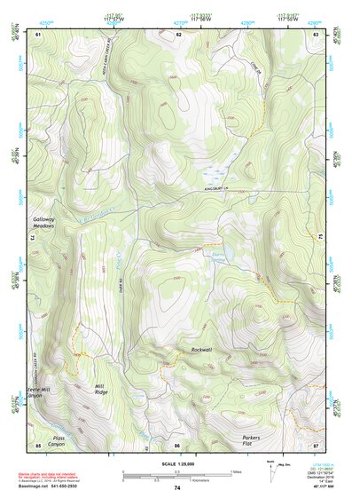 45117NW Page 74 Wallowa Topo Preview 1