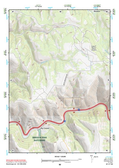 45117NW Page 80 Wallowa Topo Preview 1