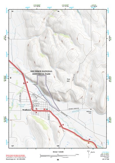 45117NW Page 96 Wallowa Topo Preview 1