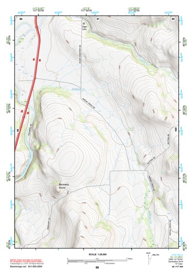45117NW Page 99 Wallowa Topo Preview 1