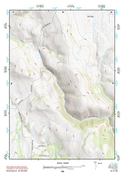 45117NW Page 100 Wallowa Topo Preview 1