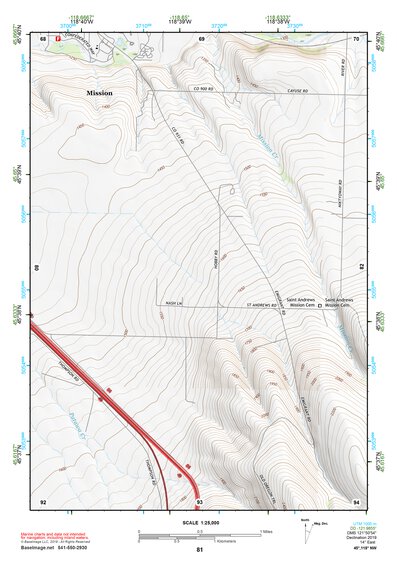 45118NW Page 81 Pendleton Topo Preview 1