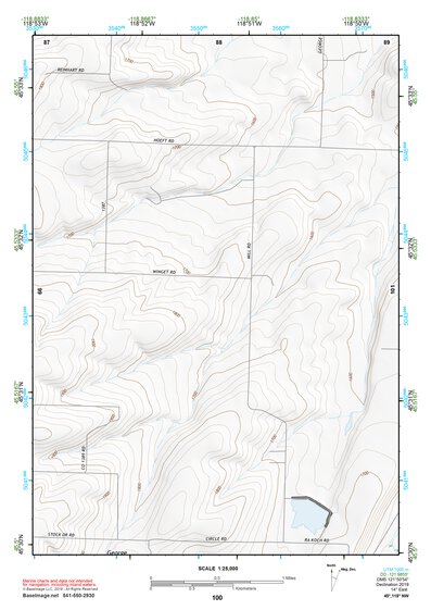 45118NW Page 100 Pendleton Topo Preview 1