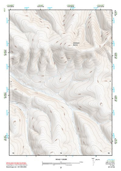 45119SE Page 2 Heppner Topo Preview 1