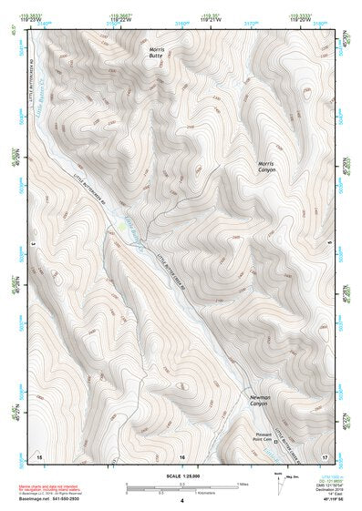 45119SE Page 4 Heppner Topo Preview 1