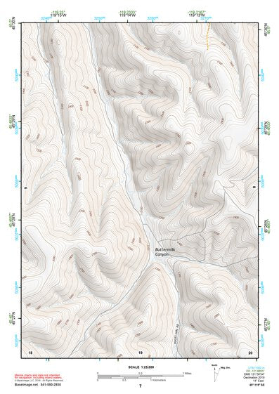45119SE Page 7 Heppner Topo Preview 1