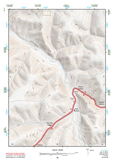 45119SE Page 10 Heppner Topo Preview 1