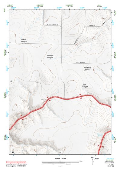 45119SE Page 12 Heppner Topo Preview 1