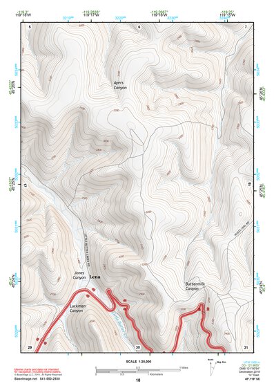 45119SE Page 18 Heppner Topo Preview 1