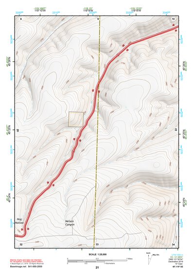 45119SE Page 21 Heppner Topo Preview 1