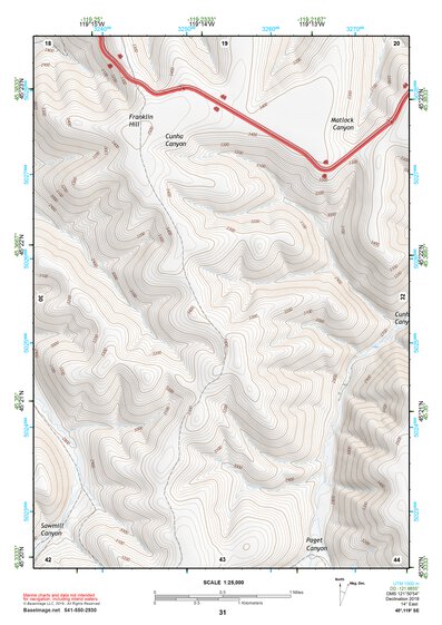 45119SE Page 31 Heppner Topo Preview 1