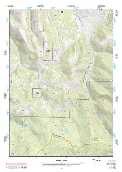 45119SE Page 74 Heppner Topo Preview 1