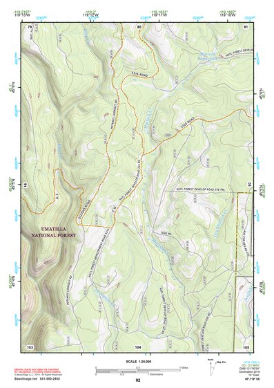45119SE Page 92 Heppner Topo Preview 1