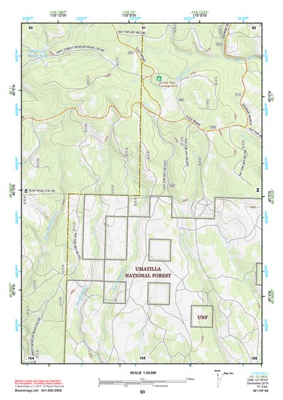 45119SE Page 93 Heppner Topo Preview 1