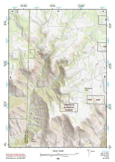45119SE Page 105 Heppner Topo Preview 1