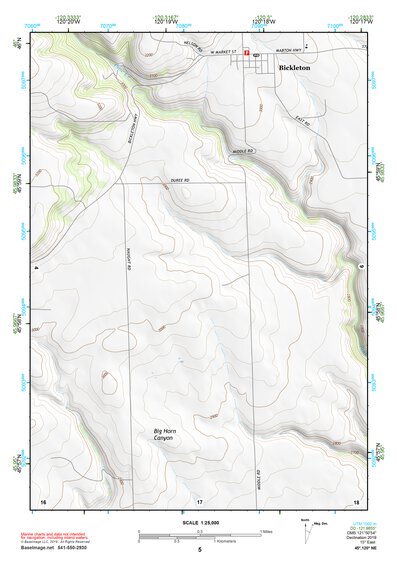 45120NE Page 5 Goldendale Topo Preview 1