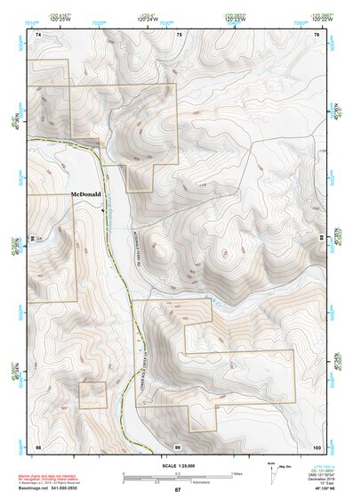 45120NE Page 87 Goldendale Topo Preview 1