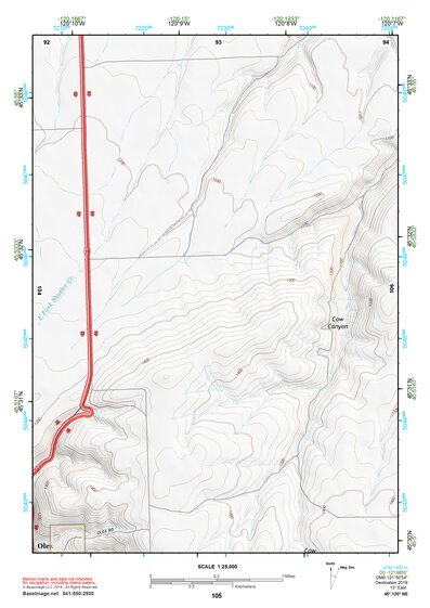 45120NE Page 105 Goldendale Topo Preview 1