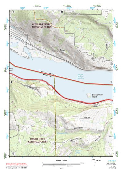 45121NE Page 62 Hood River Topo Preview 1