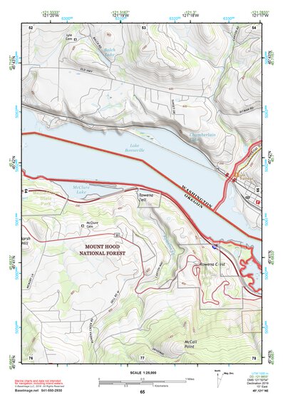 45121NE Page 65 Hood River Topo Preview 1