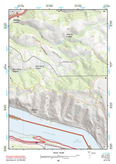 45121NE Page 67 Hood River Topo Preview 1