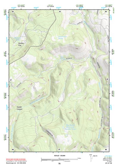 45121NE Page 75 Hood River Topo Preview 1