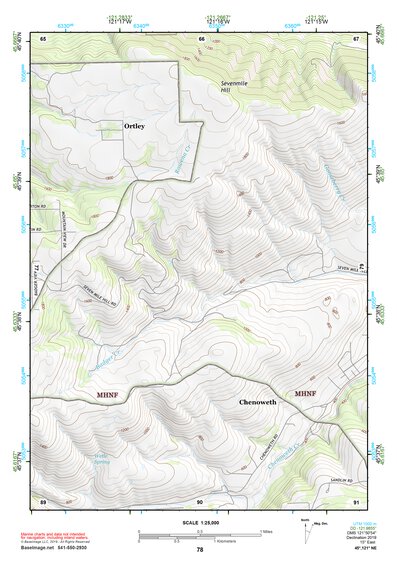 45121NE Page 78 Hood River Topo Preview 1