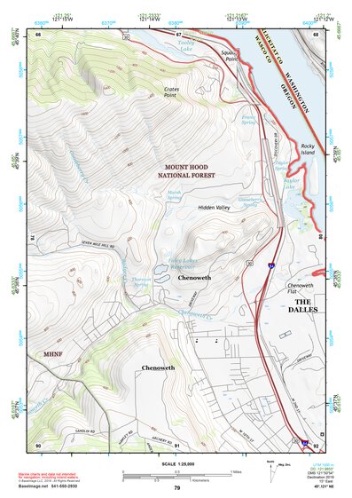45121NE Page 79 Hood River Topo Preview 1