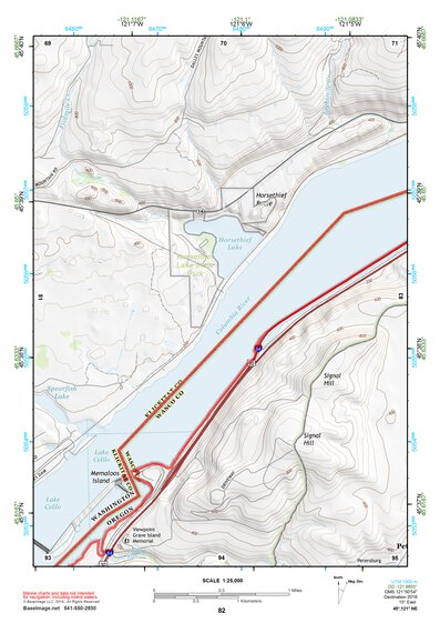 45121NE Page 82 Hood River Topo Preview 1