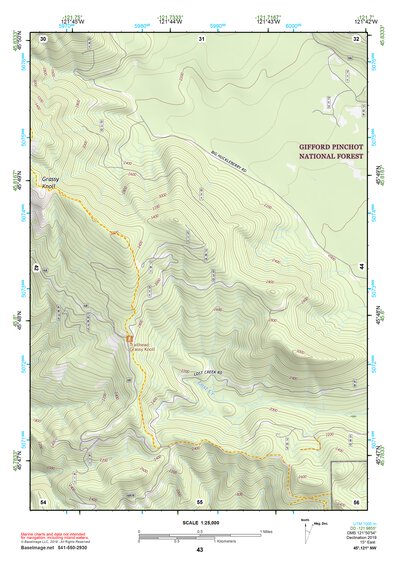 45121NW Page 43 Hood River Topo Preview 1