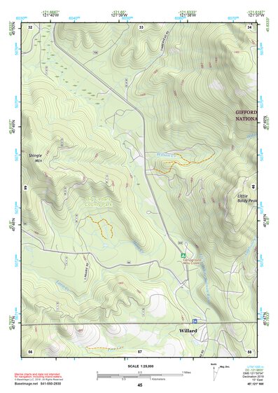 45121NW Page 45 Hood River Topo Preview 1