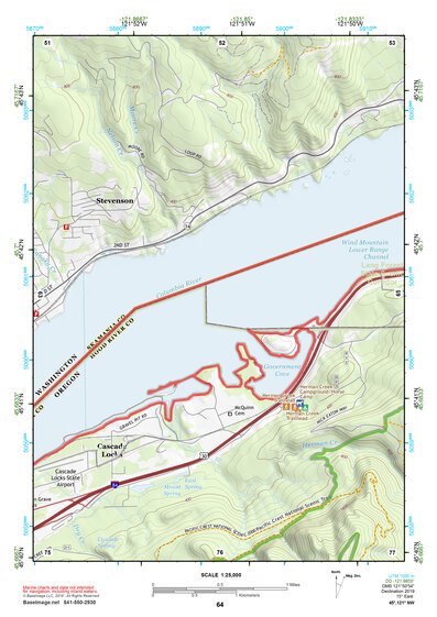 45121NW Page 64 Hood River Topo Preview 1